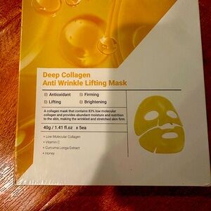 Deep collagen anti wrinkle lifting mask set of 5